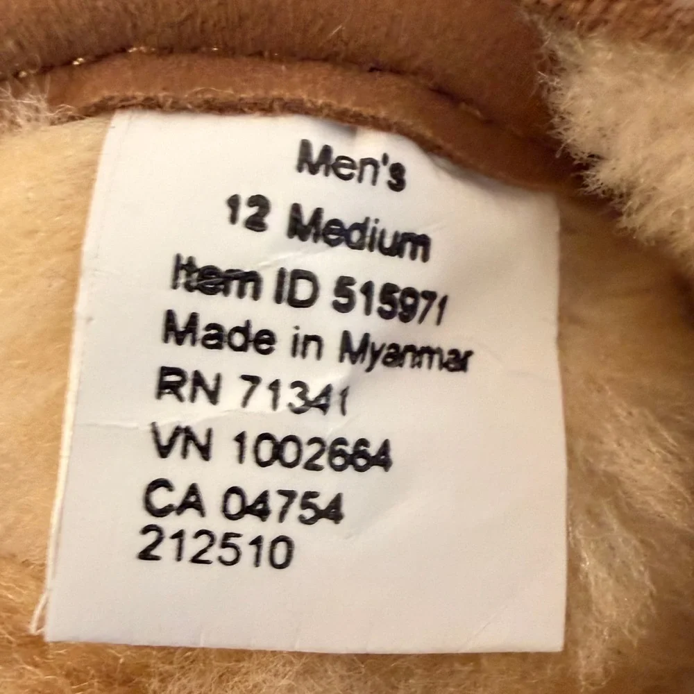 L.L.Bean Wicked Good Boots Three-Eye Shearling‎ Size 12 Medium